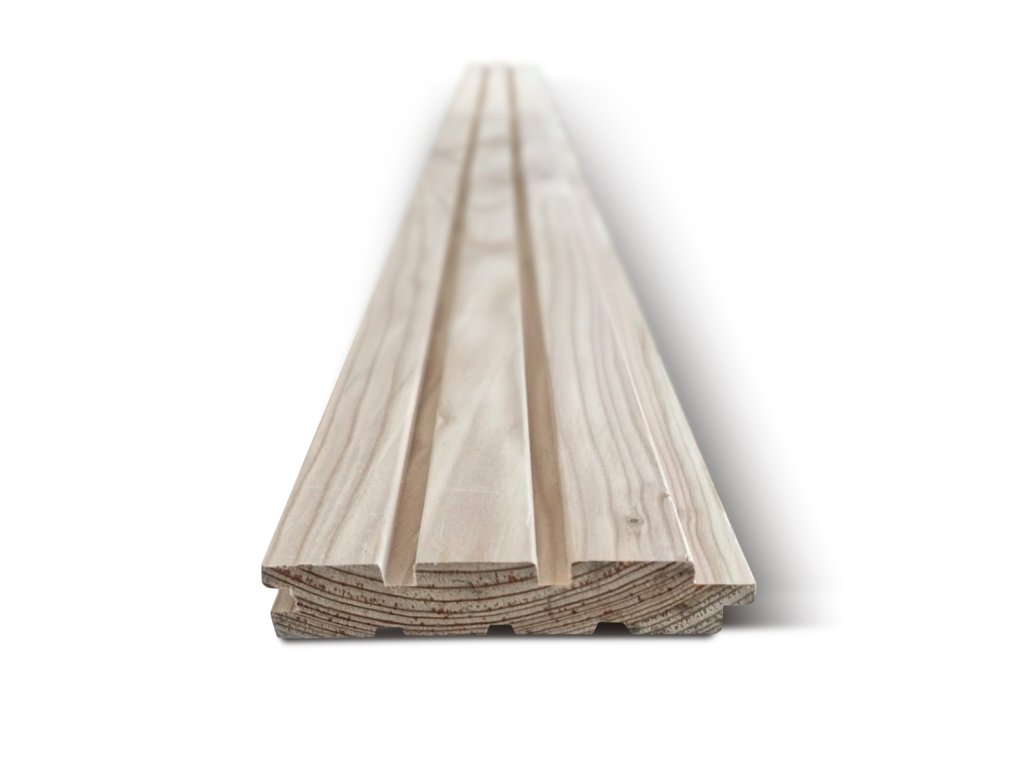 Fasádní obklad Rombus modřín 27 × 130 mm